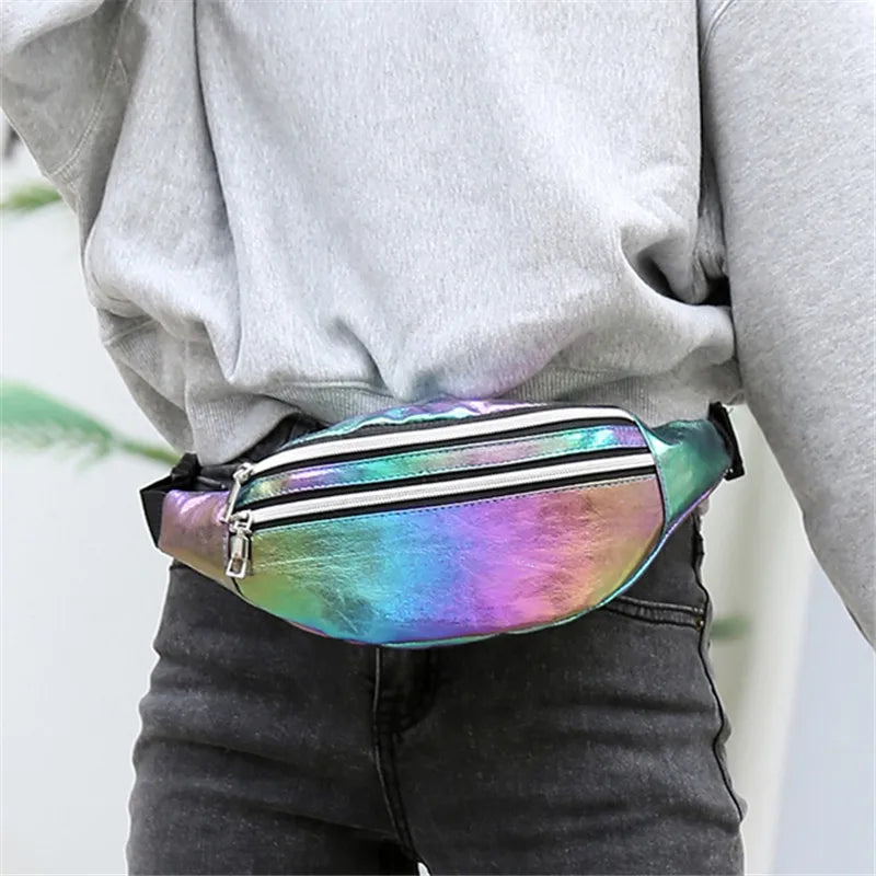 Nordspur | Luminos Holographic Zip-Front Bum Bag