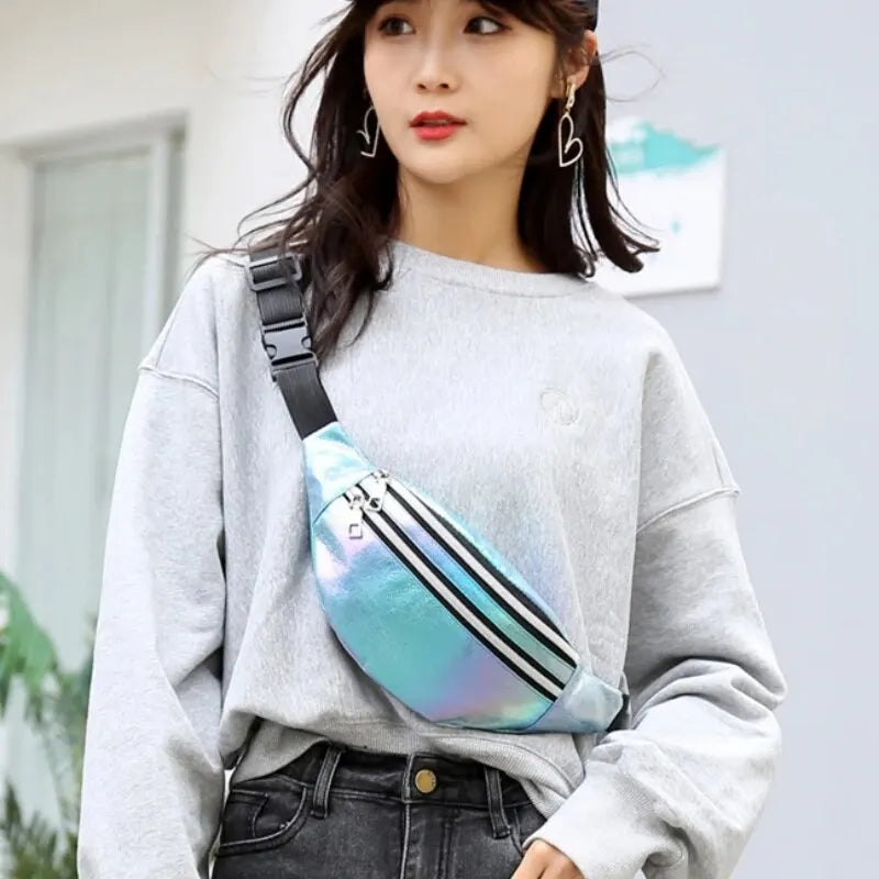 Nordspur | Luminos Holographic Zip-Front Bum Bag
