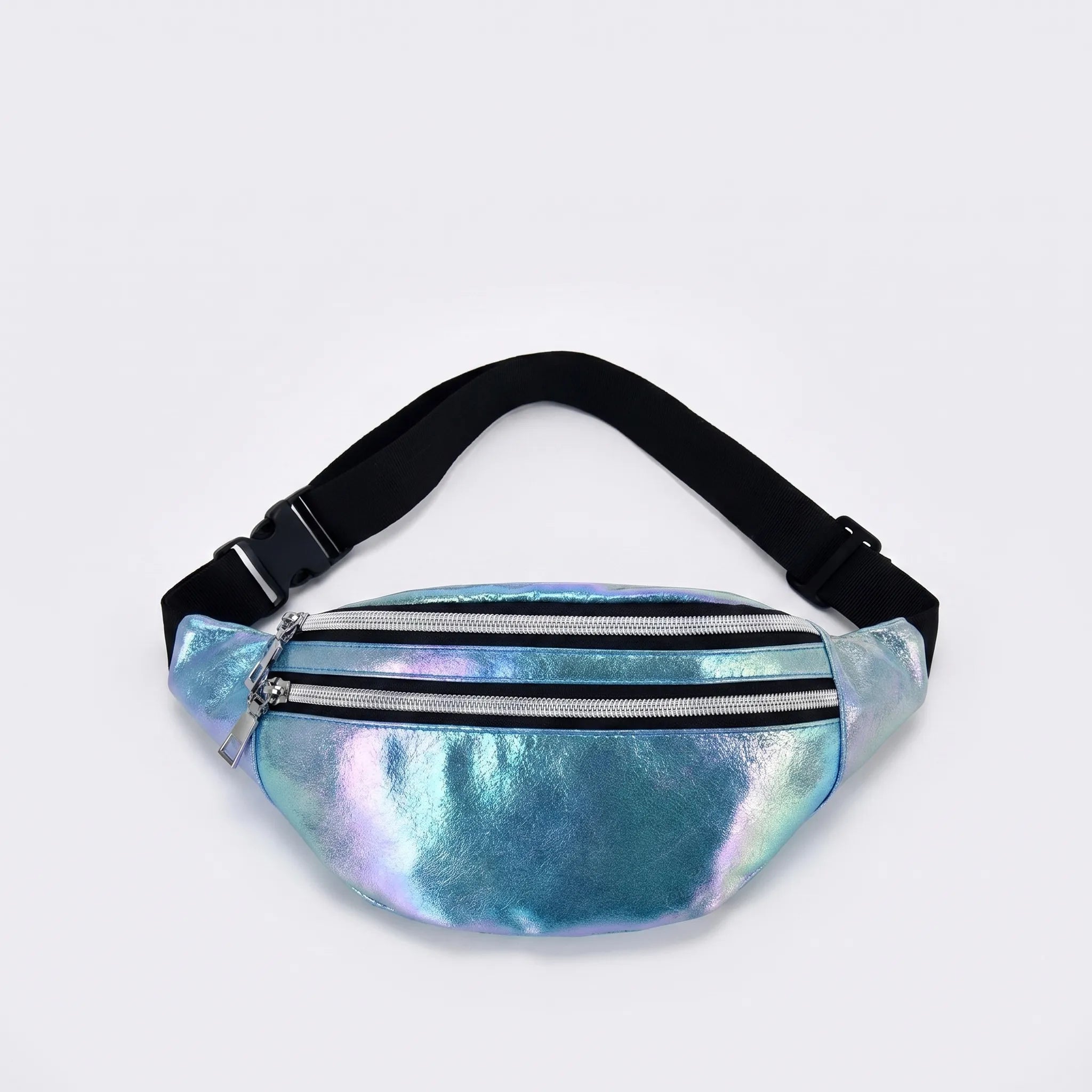Nordspur | Luminos Holographic Zip-Front Bum Bag