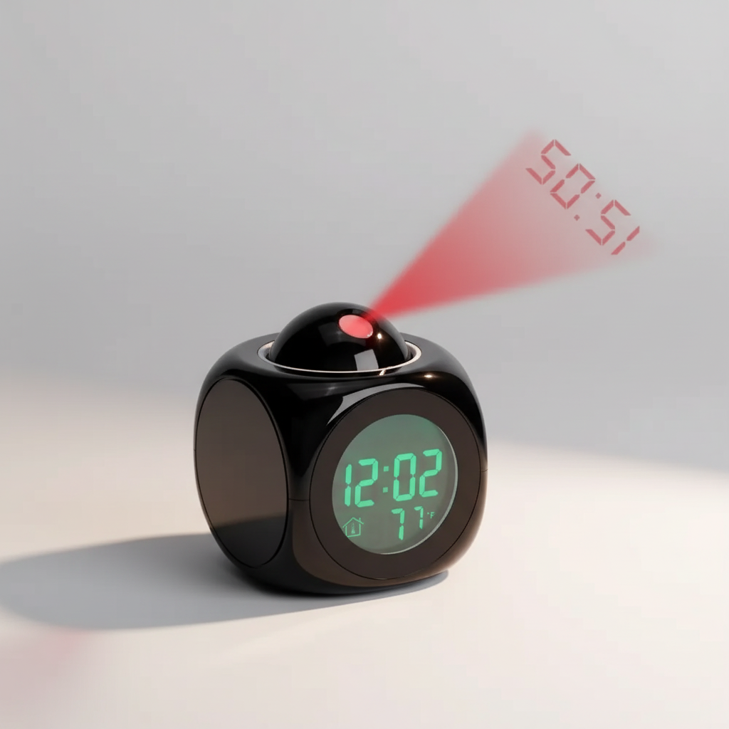 Nordspur | LuminovaCube Digital Projection Alarm Clock