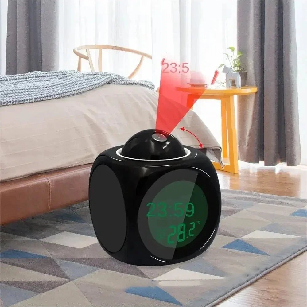 Nordspur | LuminovaCube Digital Projection Alarm Clock