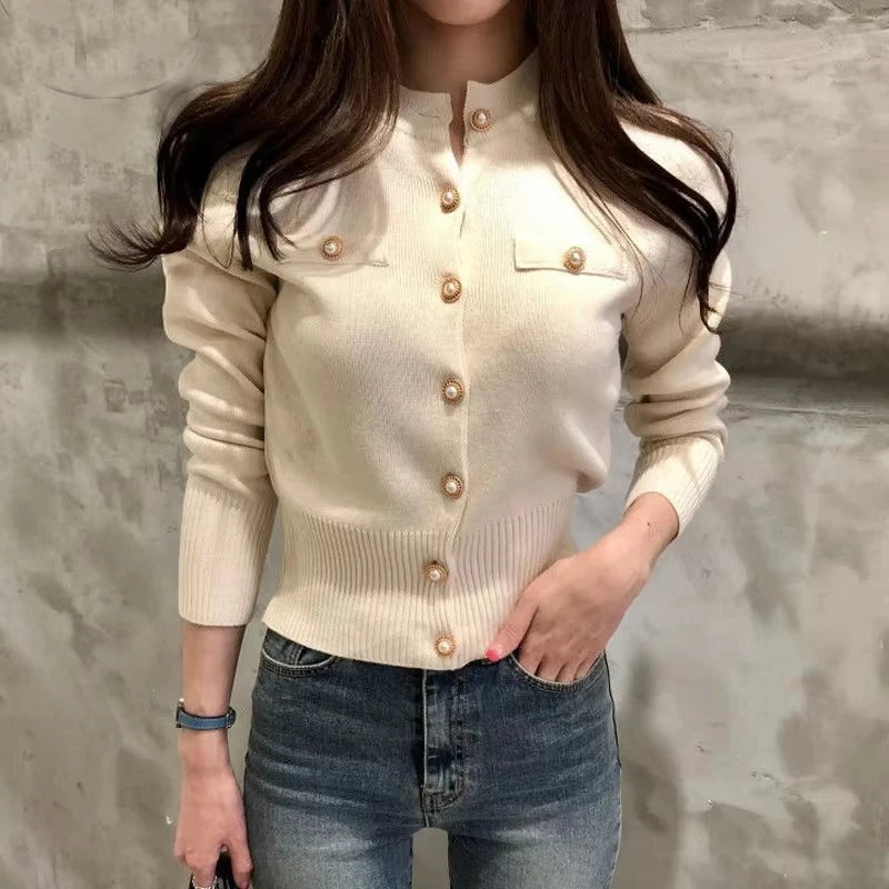 Nordspur | Lumira Short Knitted Buttoned Cardigan