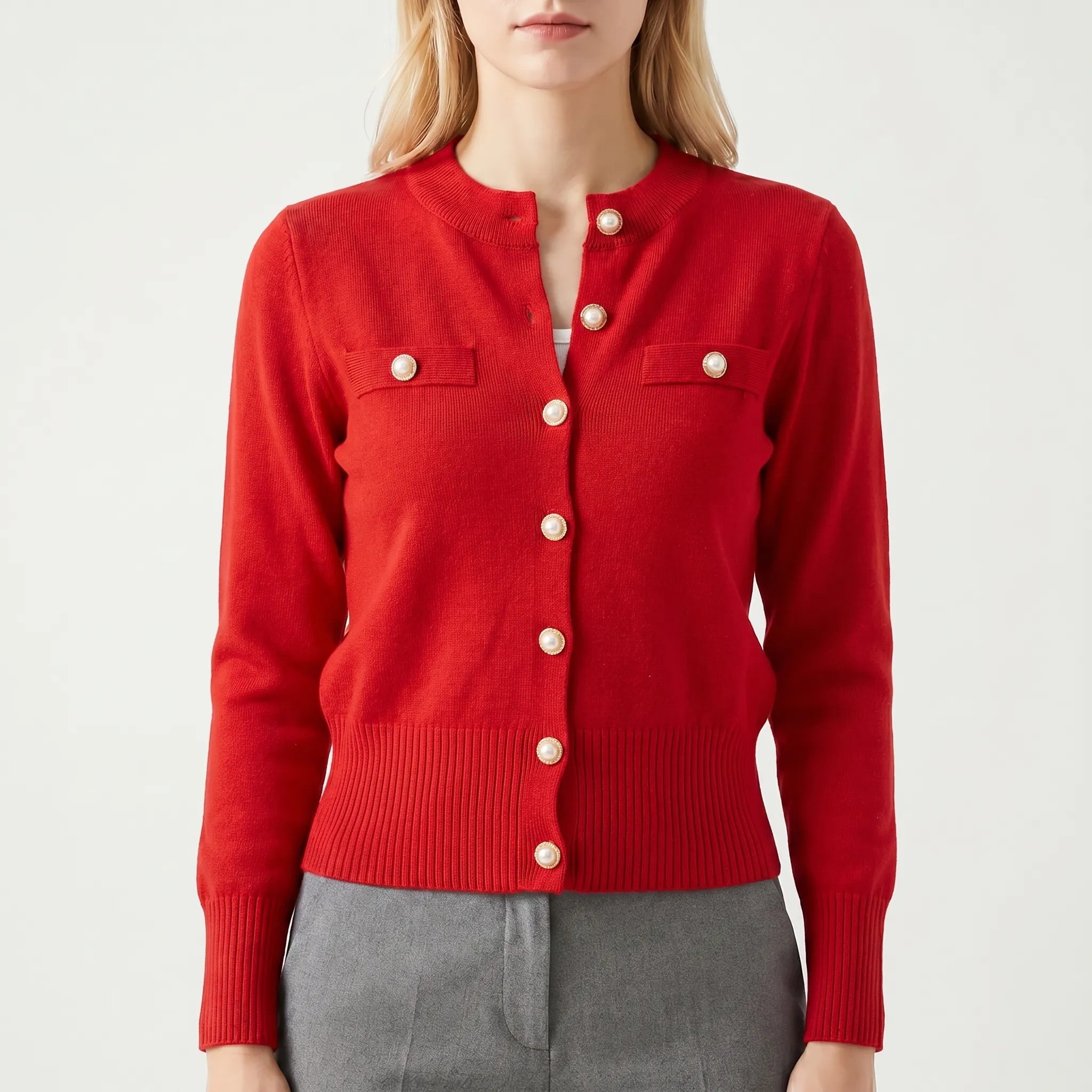Nordspur | Lumira Short Knitted Buttoned Cardigan