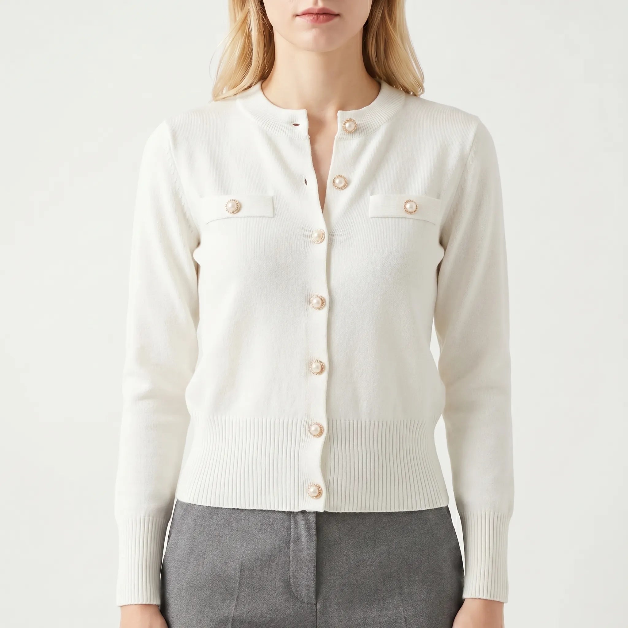 Nordspur | Lumira Short Knitted Buttoned Cardigan