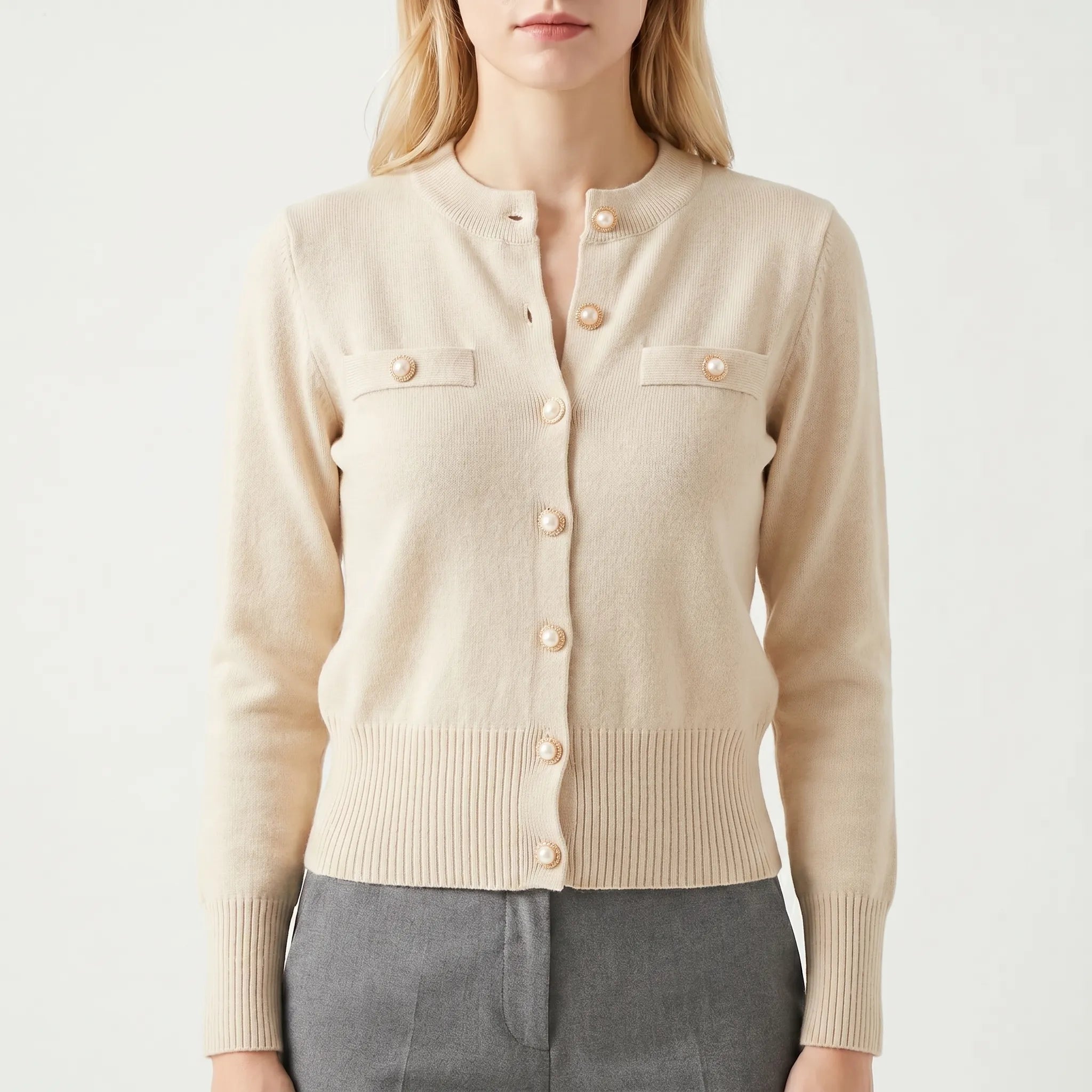 Nordspur | Lumira Short Knitted Buttoned Cardigan