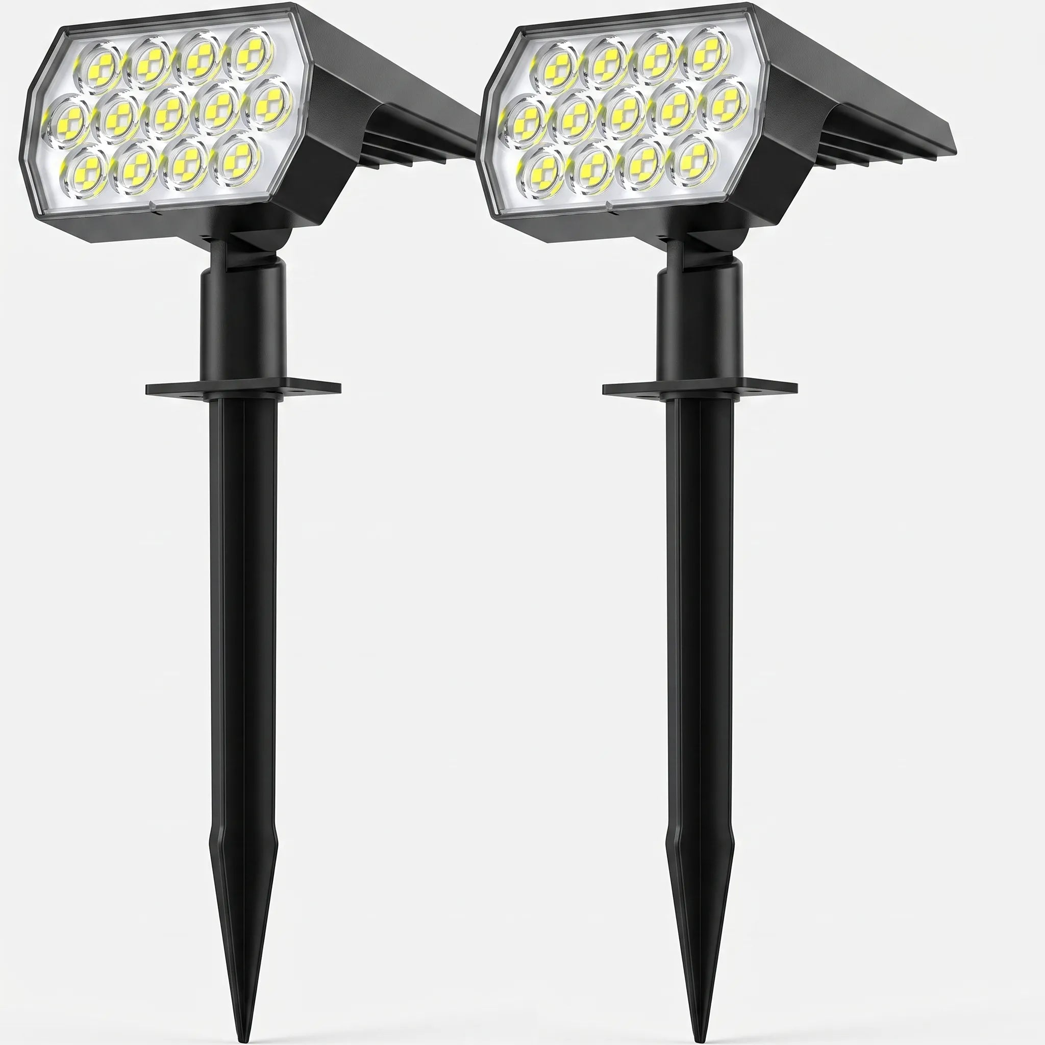 Nordspur | Lumiscapa Adjustable Outdoor Solar Powered Landscape Spotlights