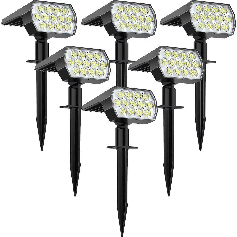 Nordspur | Lumiscapa Adjustable Outdoor Solar Powered Landscape Spotlights