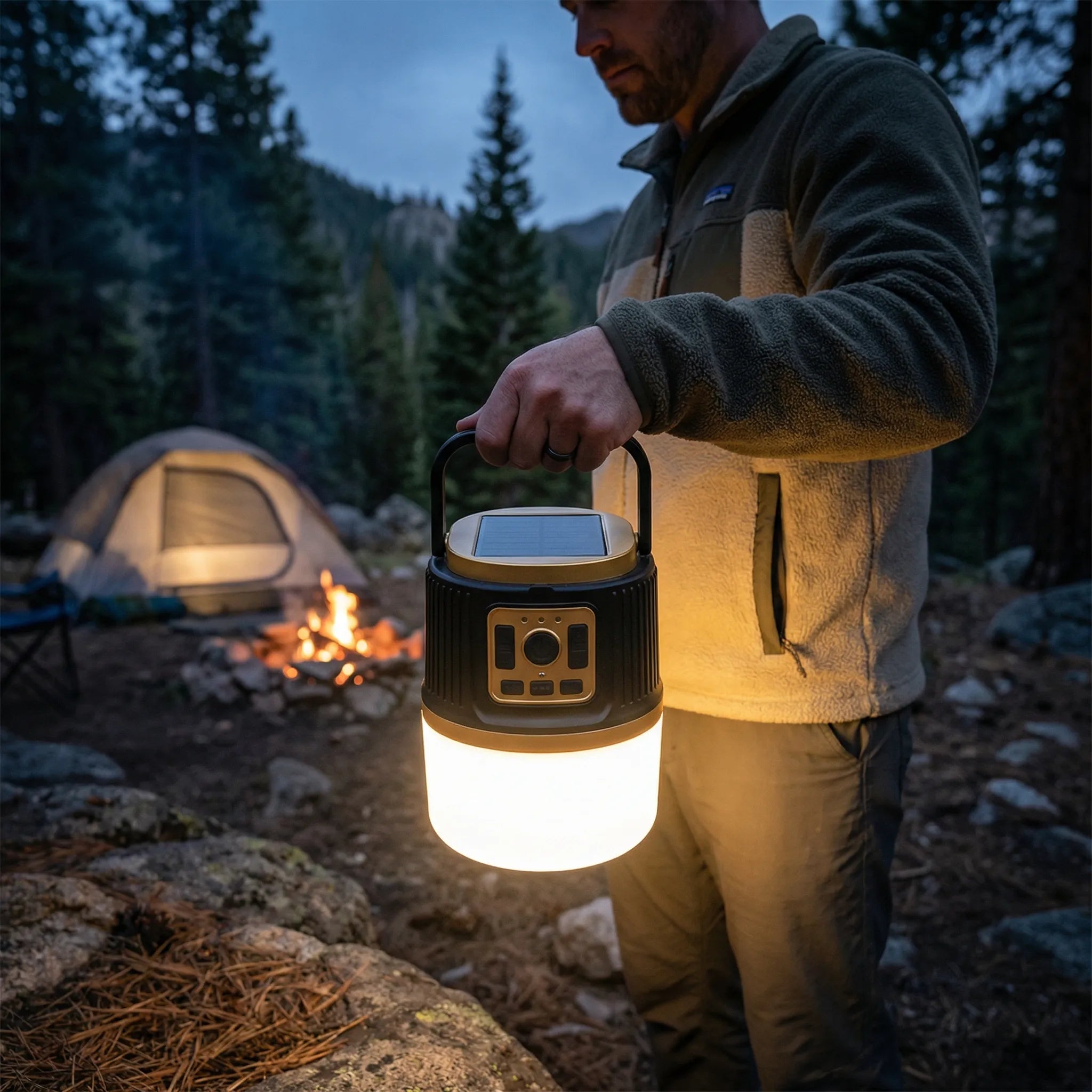 Nordspur | Lumivast Solar Rechargeable Portable LED Lantern