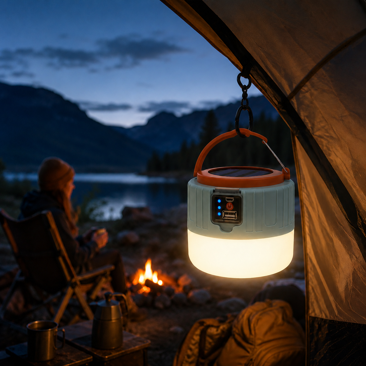 Nordspur | Lumivast Solar Rechargeable Portable LED Lantern