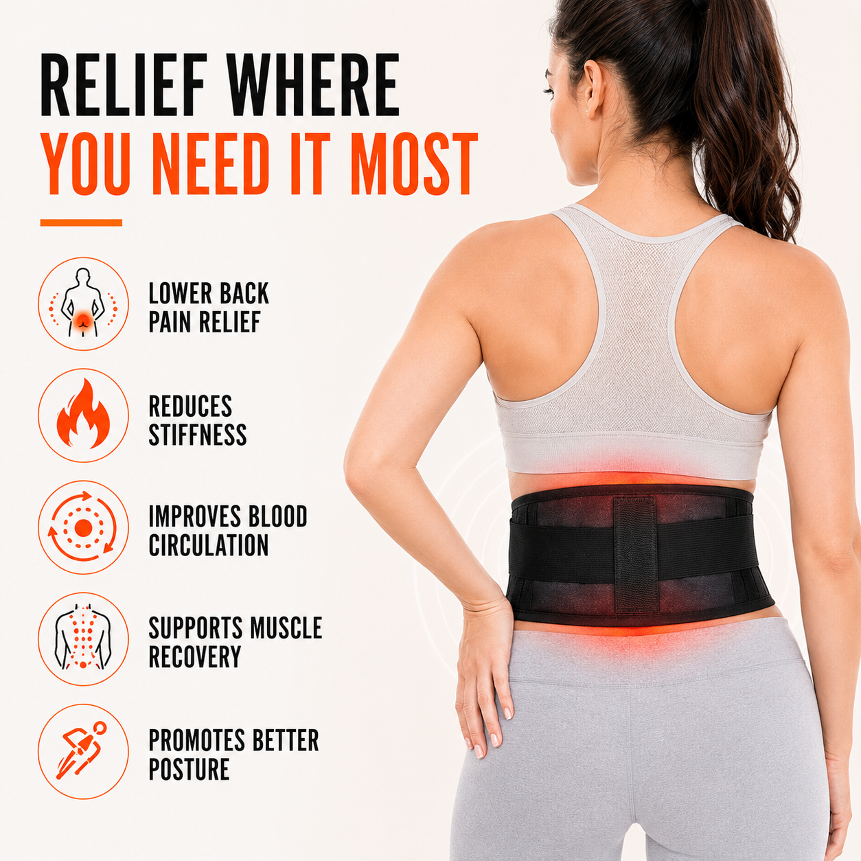 Nordspur | Lumivest Adjustable Lumbar Support Belt