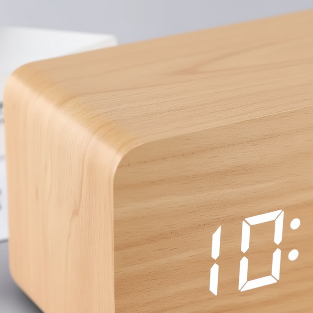 Nordspur | Lumnora Digital LED Wooden Alarm Clock
