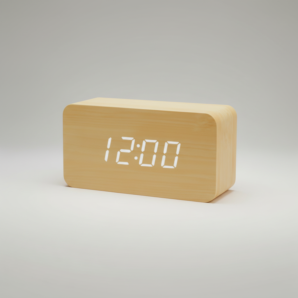 Nordspur | Lumnovox Minimal Wooden Digital Alarm