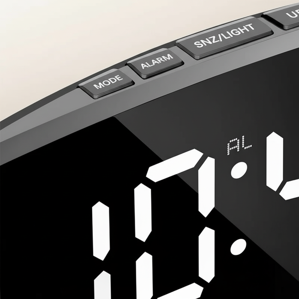 Nordspur | Lumori Mirror Finish LED Clock