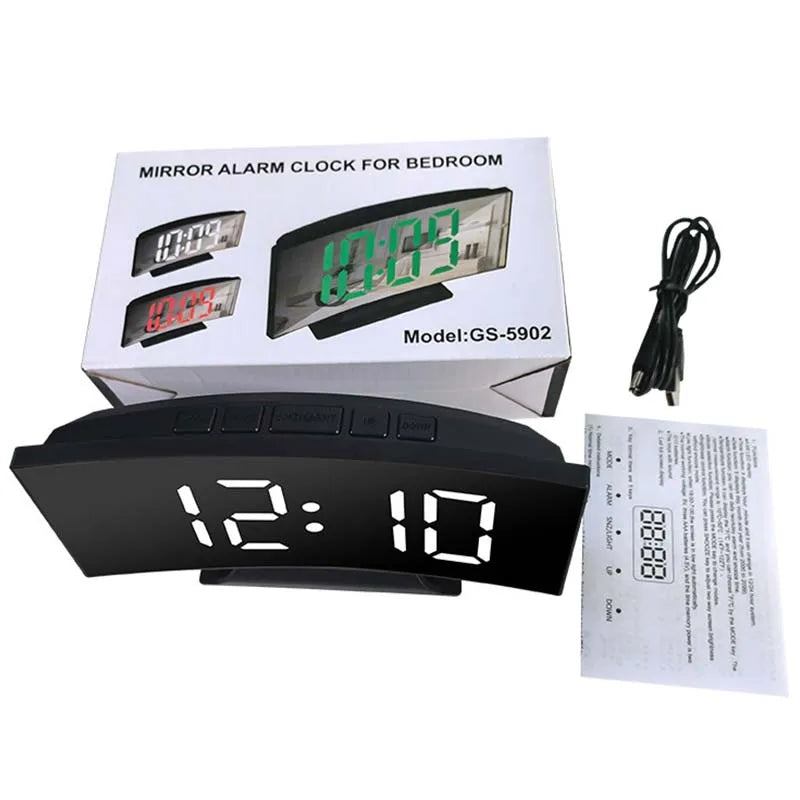 Nordspur | Lumori Mirror Finish LED Clock