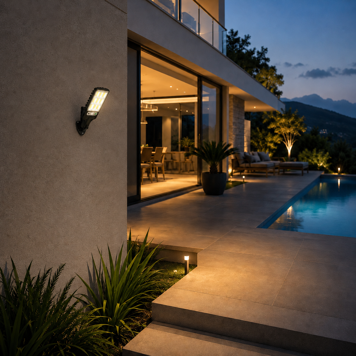 Nordspur | Lumovex Solar-Powered Outdoor Wall Lamp