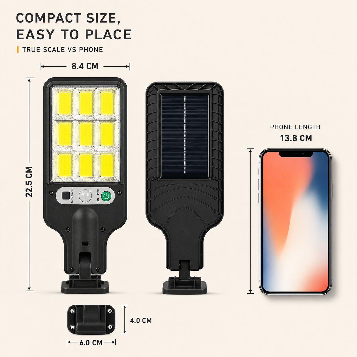 Nordspur | Lumovex Solar-Powered Outdoor Wall Lamp