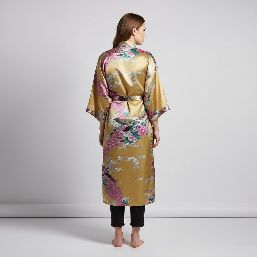 Nordspur | Lunareve Short Floral Kimono Robe