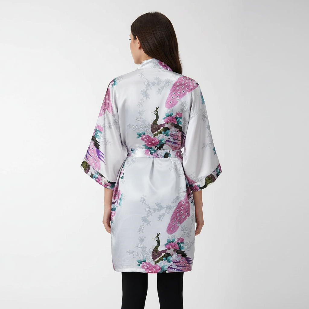 Nordspur | Lunareve Short Floral Kimono Robe