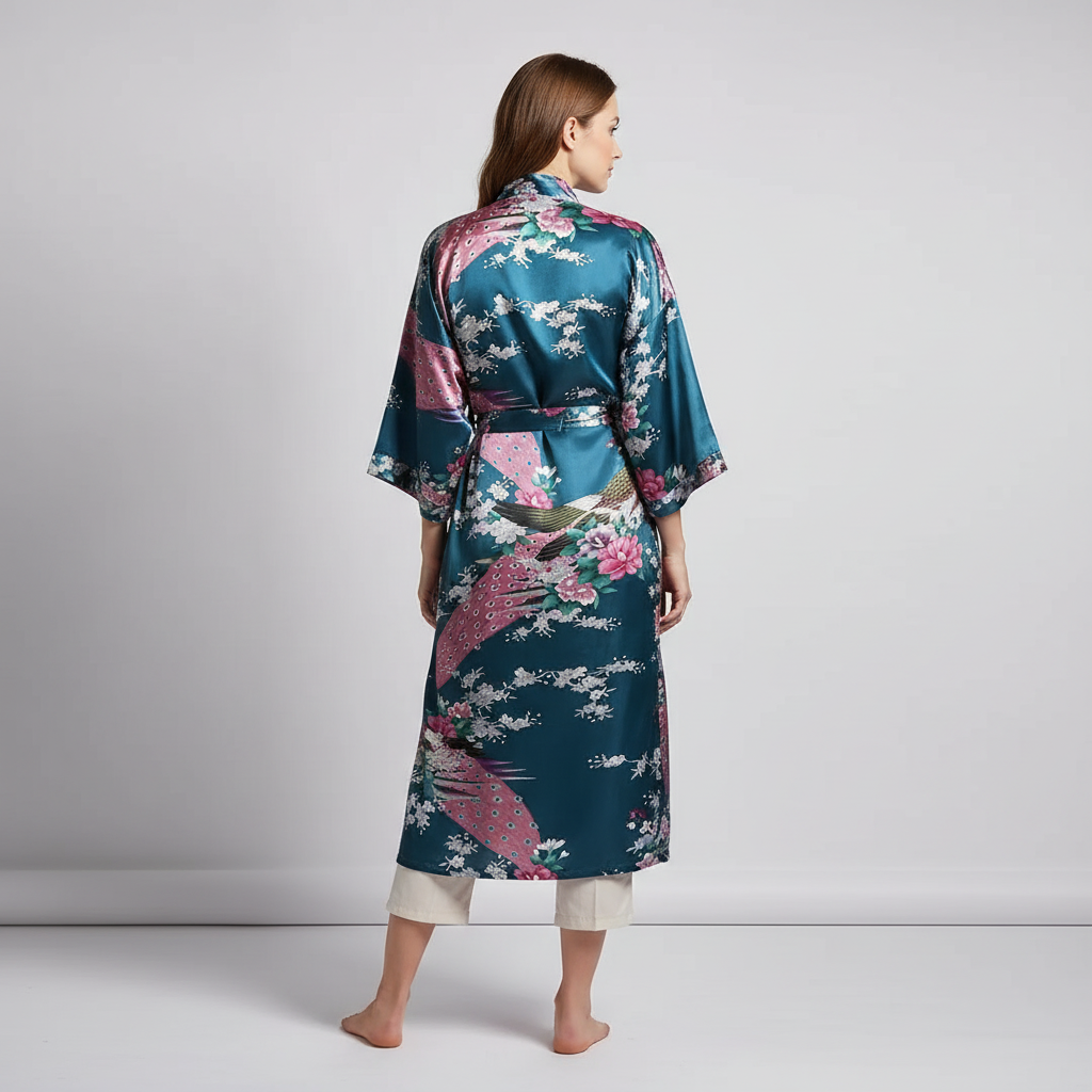 Nordspur | Lunareve Short Floral Kimono Robe