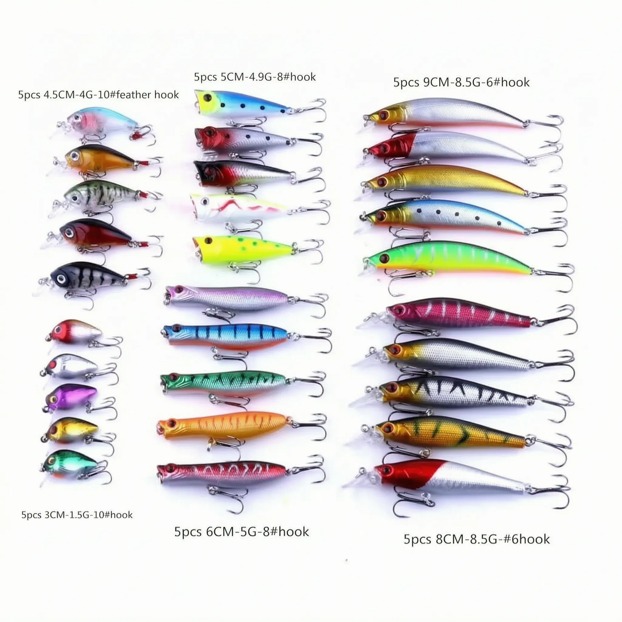 Nordspur | LureMax Comprehensive Hard Bait Fishing Lure Set