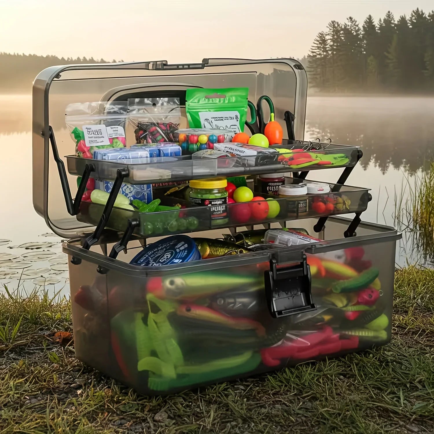 Nordspur | Lurevault Three-Tier Fishing Tackle Box
