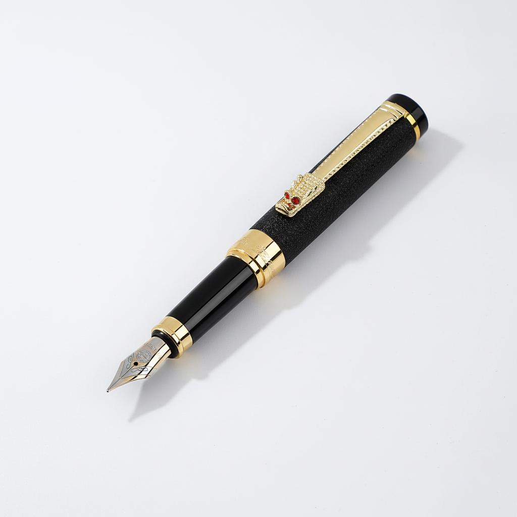 Nordspur | LuxoraPen Compact Metal Capped Fountain Pen 5 Pieces