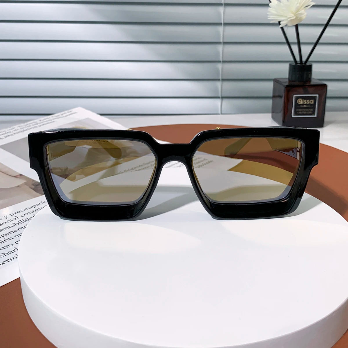 Nordspur | Luxovaire Oversized Square Frame Sunglasses