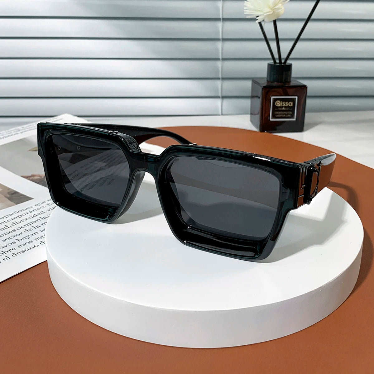 Nordspur | Luxovaire Oversized Square Frame Sunglasses