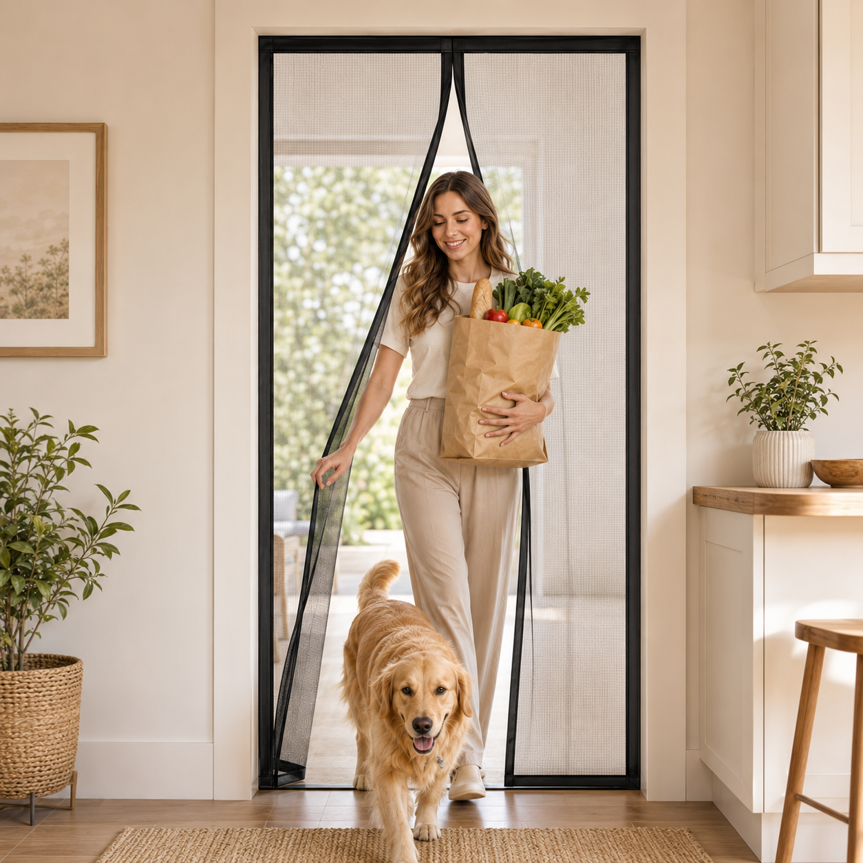 Nordspur | Magnos Magnetic Mesh Door Screen