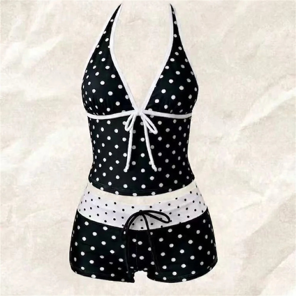 Nordspur | Maribelle Retro Halter Neck Two Piece Set