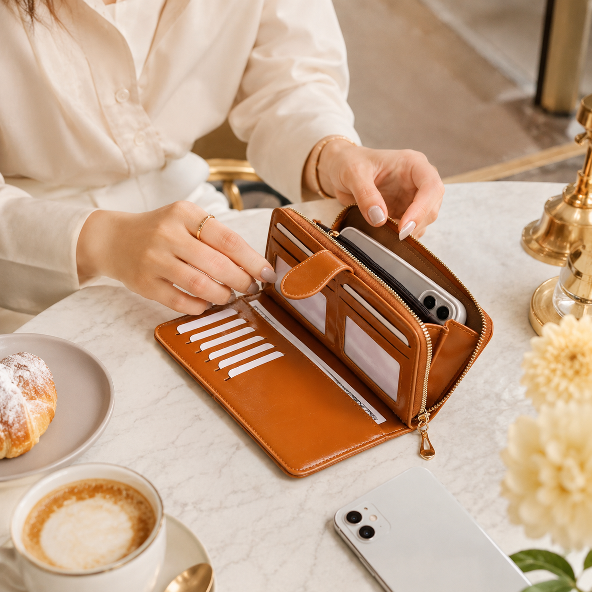 Nordspur | Mariselle Large Zip Around Clutch