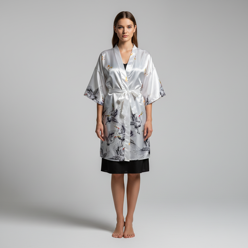 Nordspur | Marivelle Short Floral Kimono Robe