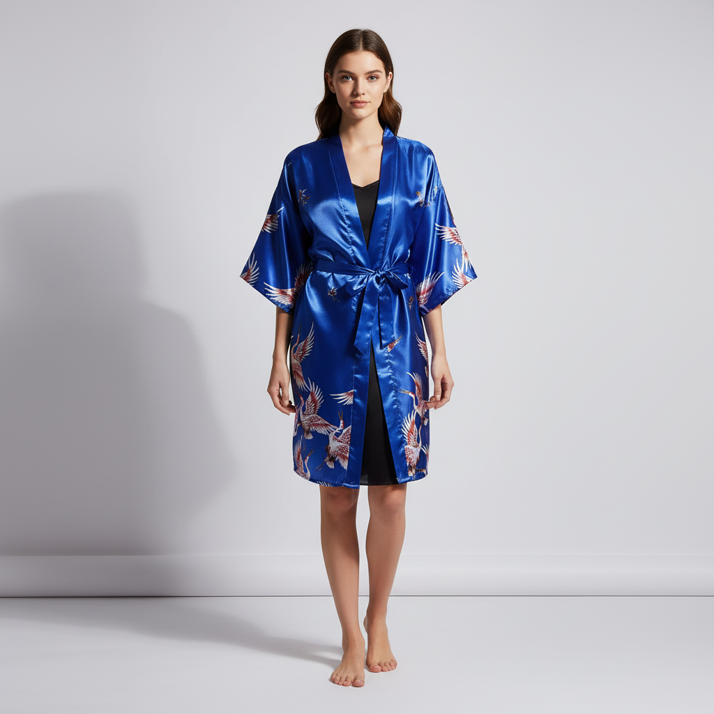 Nordspur | Marivelle Short Floral Kimono Robe