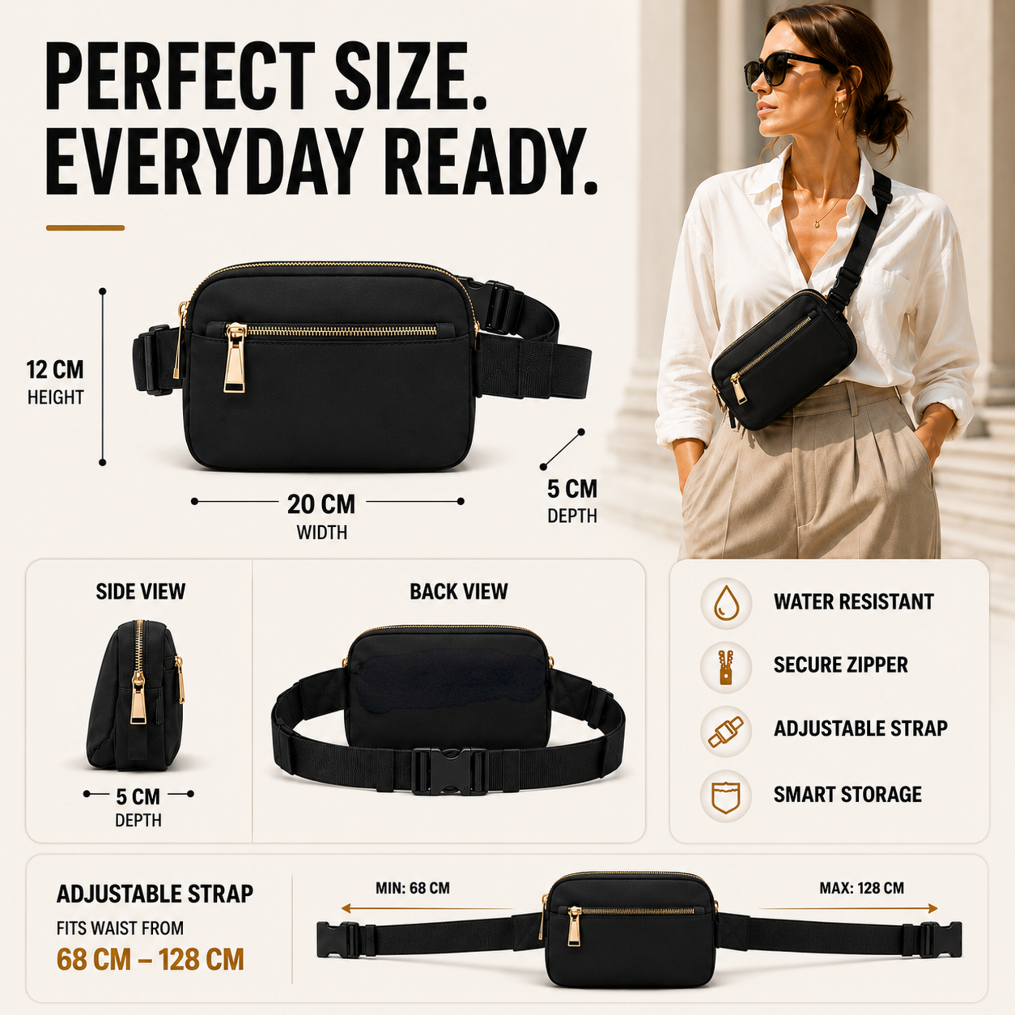 Nordspur | Marvella Lightweight Waterproof Waist Pack