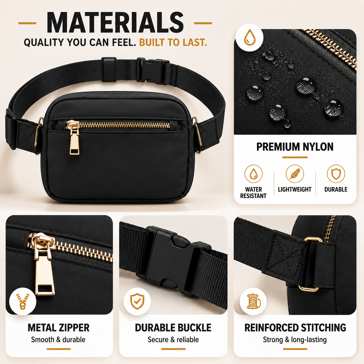 Nordspur | Marvella Lightweight Waterproof Waist Pack