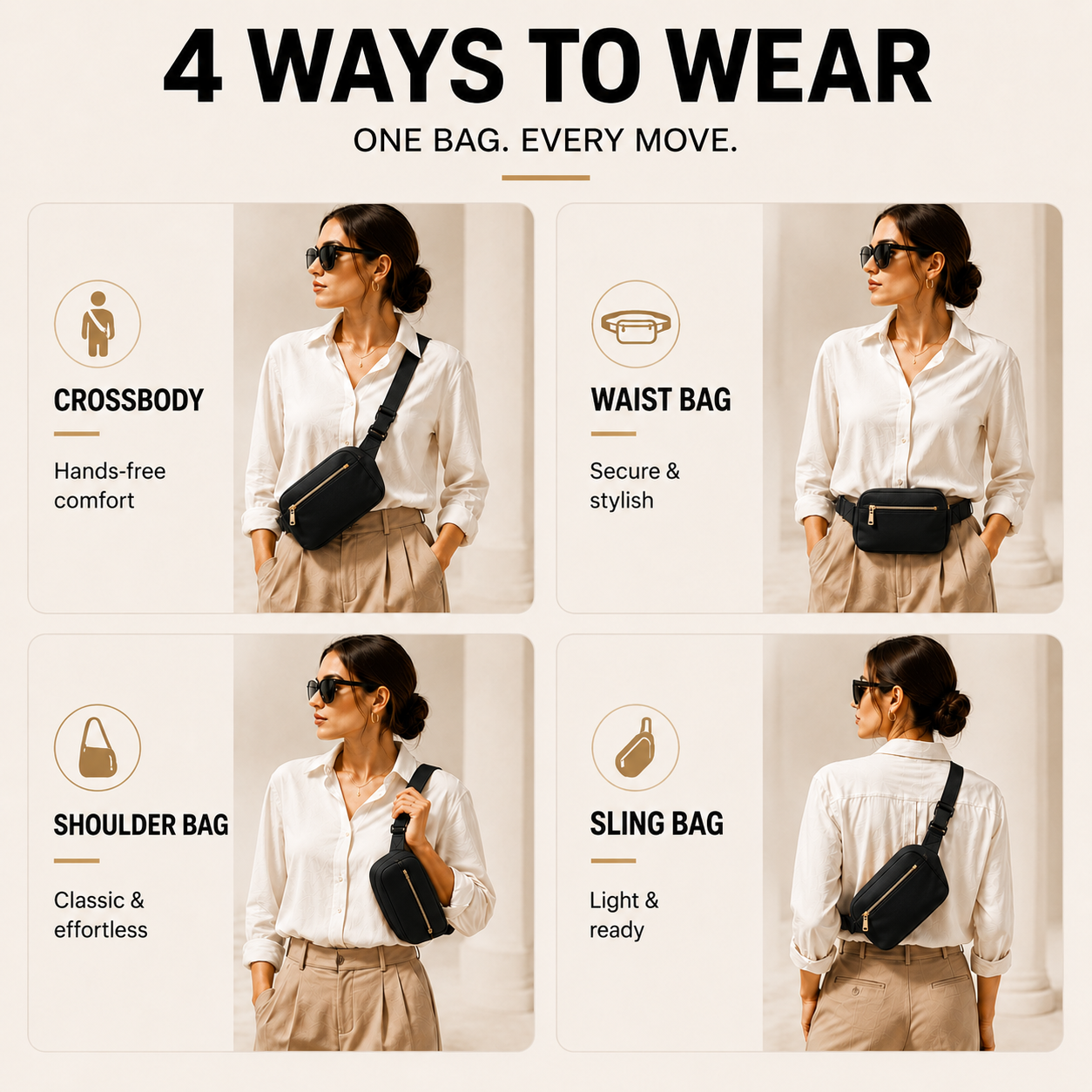 Nordspur | Marvella Lightweight Waterproof Waist Pack