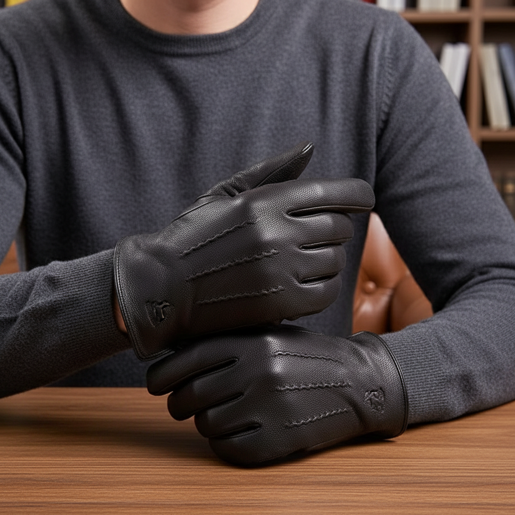 Nordspur | Men Genuine Leather Gloves