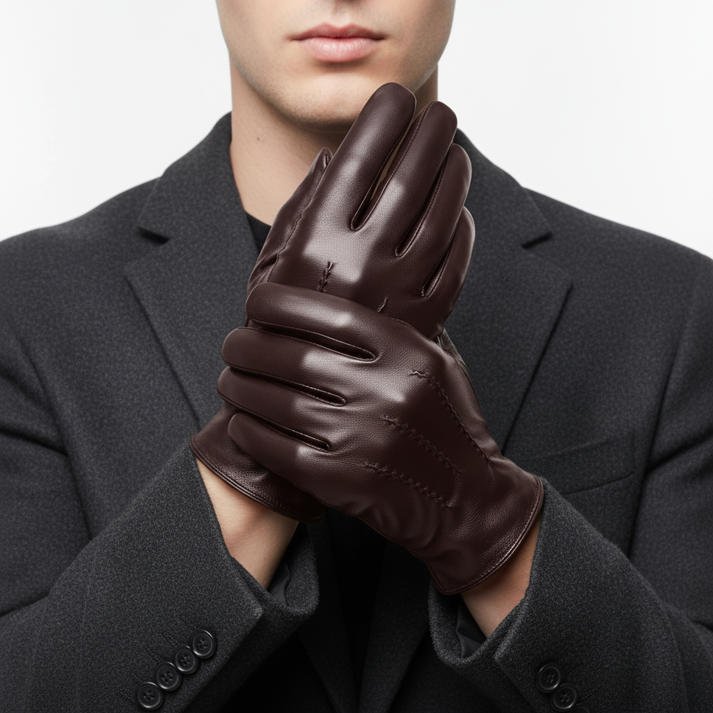 Nordspur | Men Leather Sheepskin Gloves