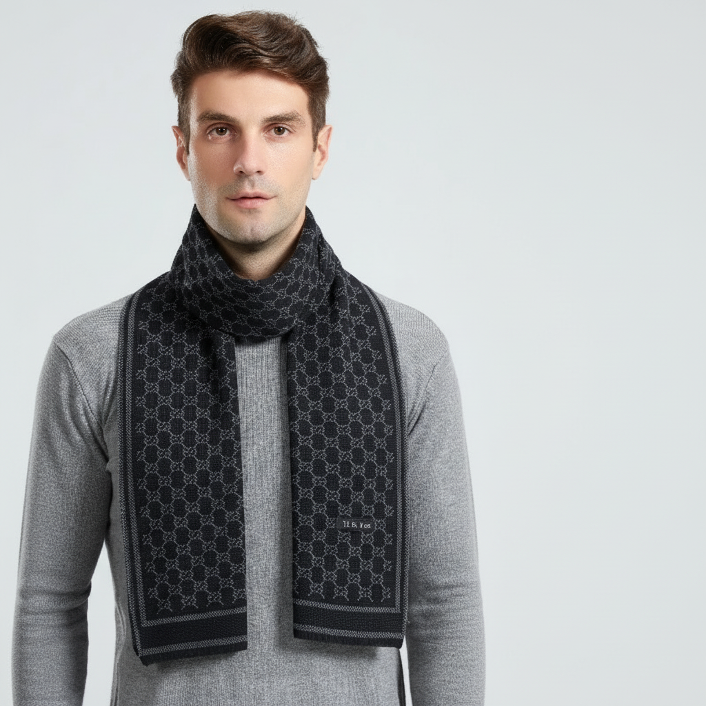 Nordspur | Men Woven Jacquard Scarf