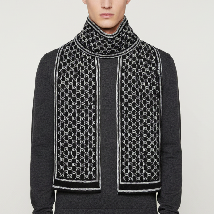 Nordspur | Men Woven Jacquard Scarf