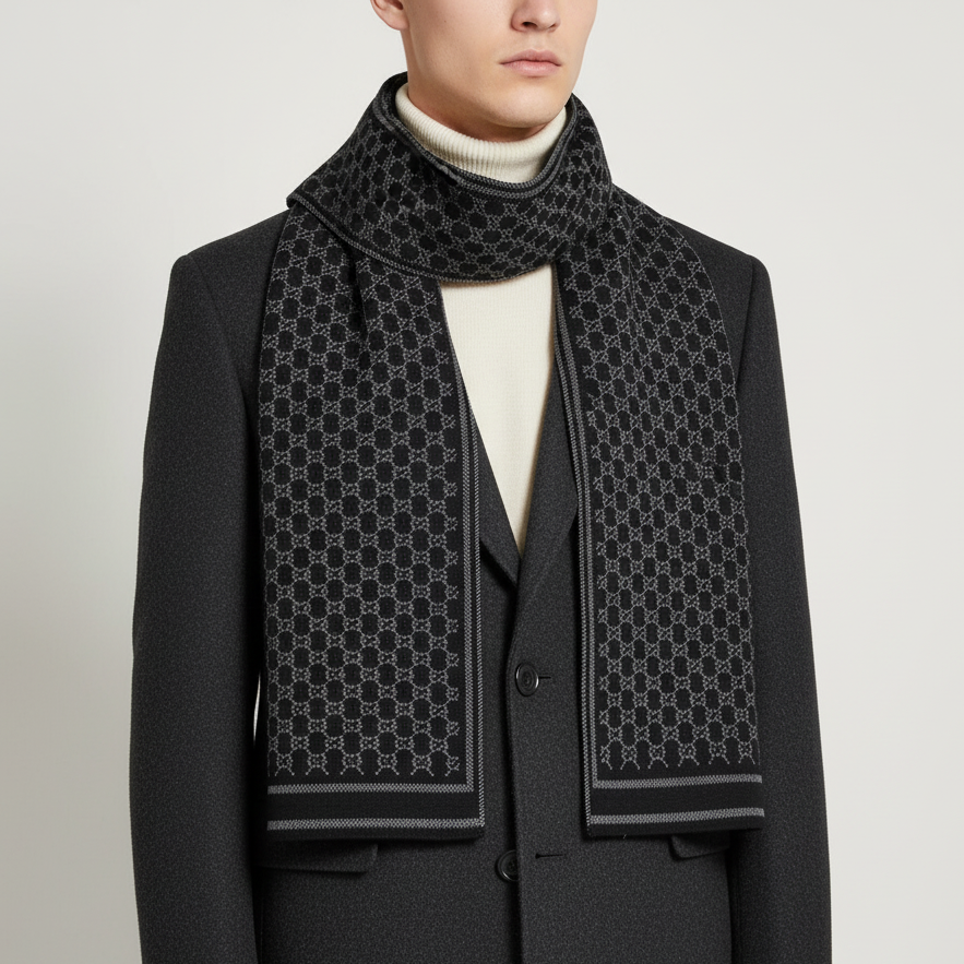 Nordspur | Men Woven Jacquard Scarf