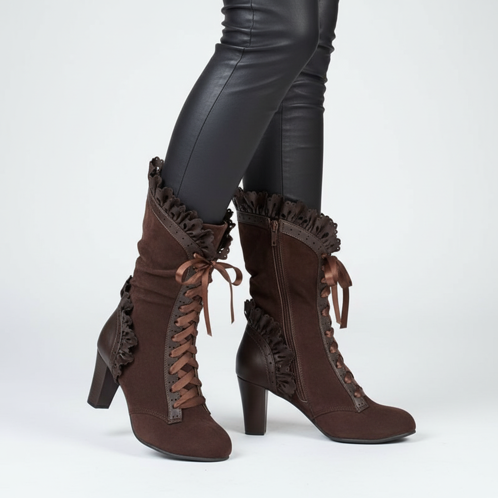 Nordspur | Mid Calf Lace Boots