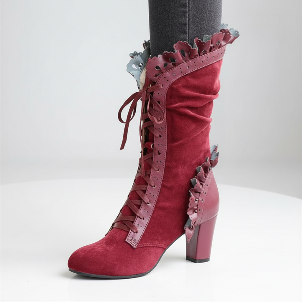 Nordspur | Mid Calf Lace Boots