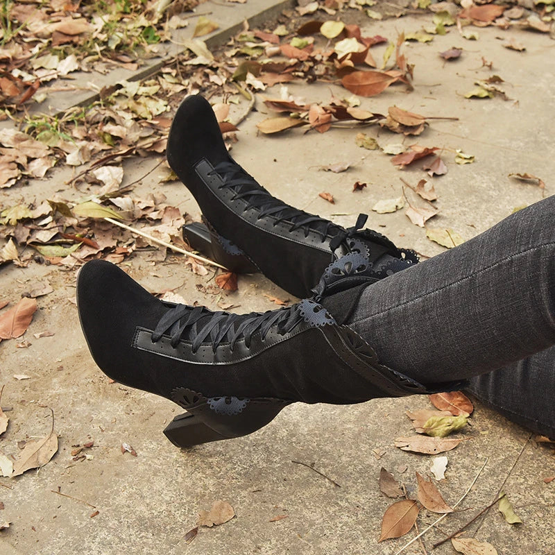 Nordspur | Mid Calf Lace Boots