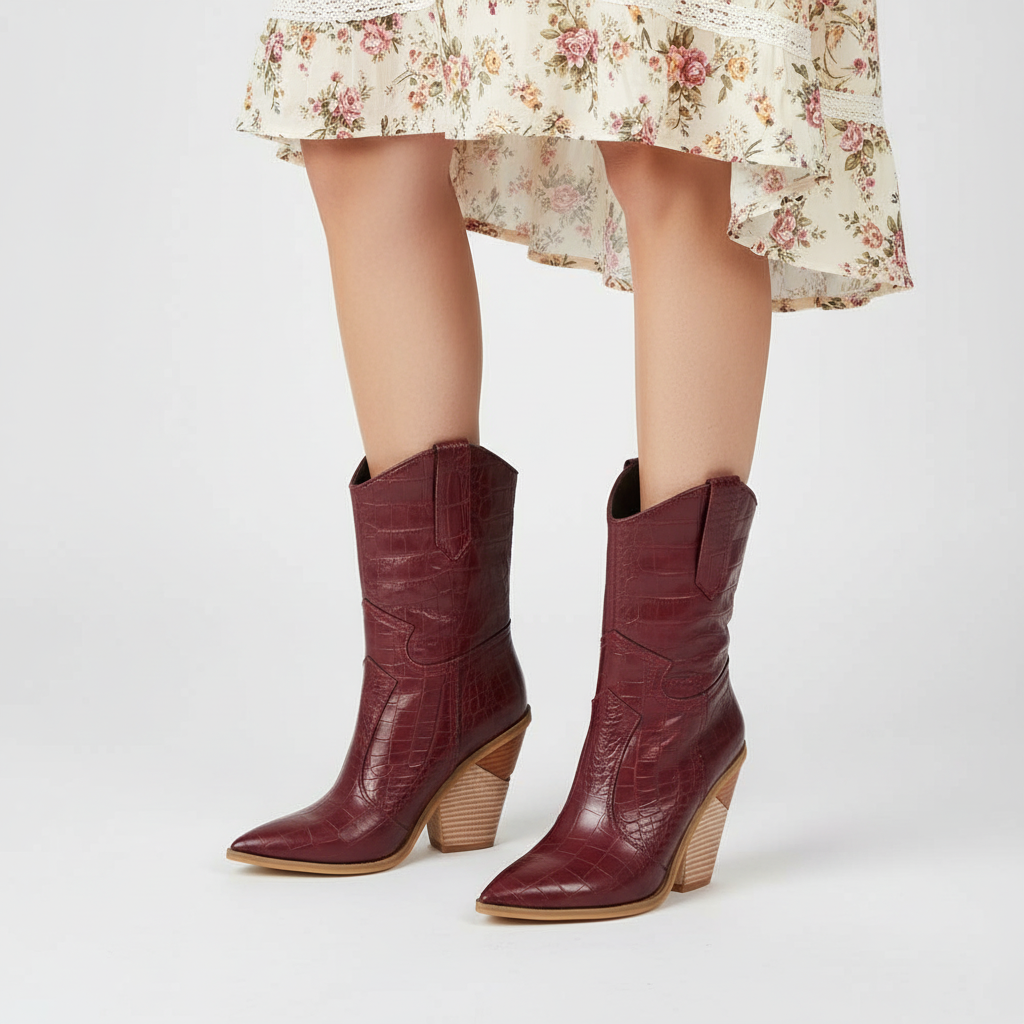 Nordspur | Mid Calf Pointed Toe Boots