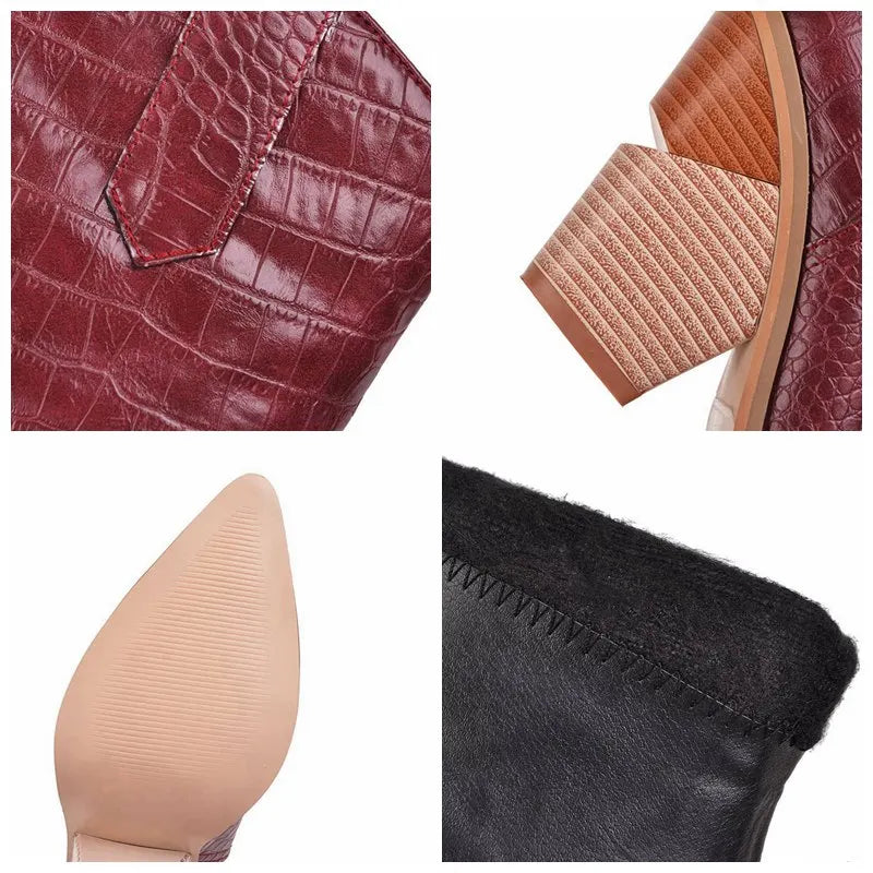 Nordspur | Mid Calf Pointed Toe Boots