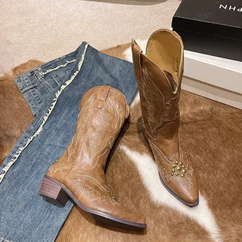 Nordspur | Mid Calf Western Boots