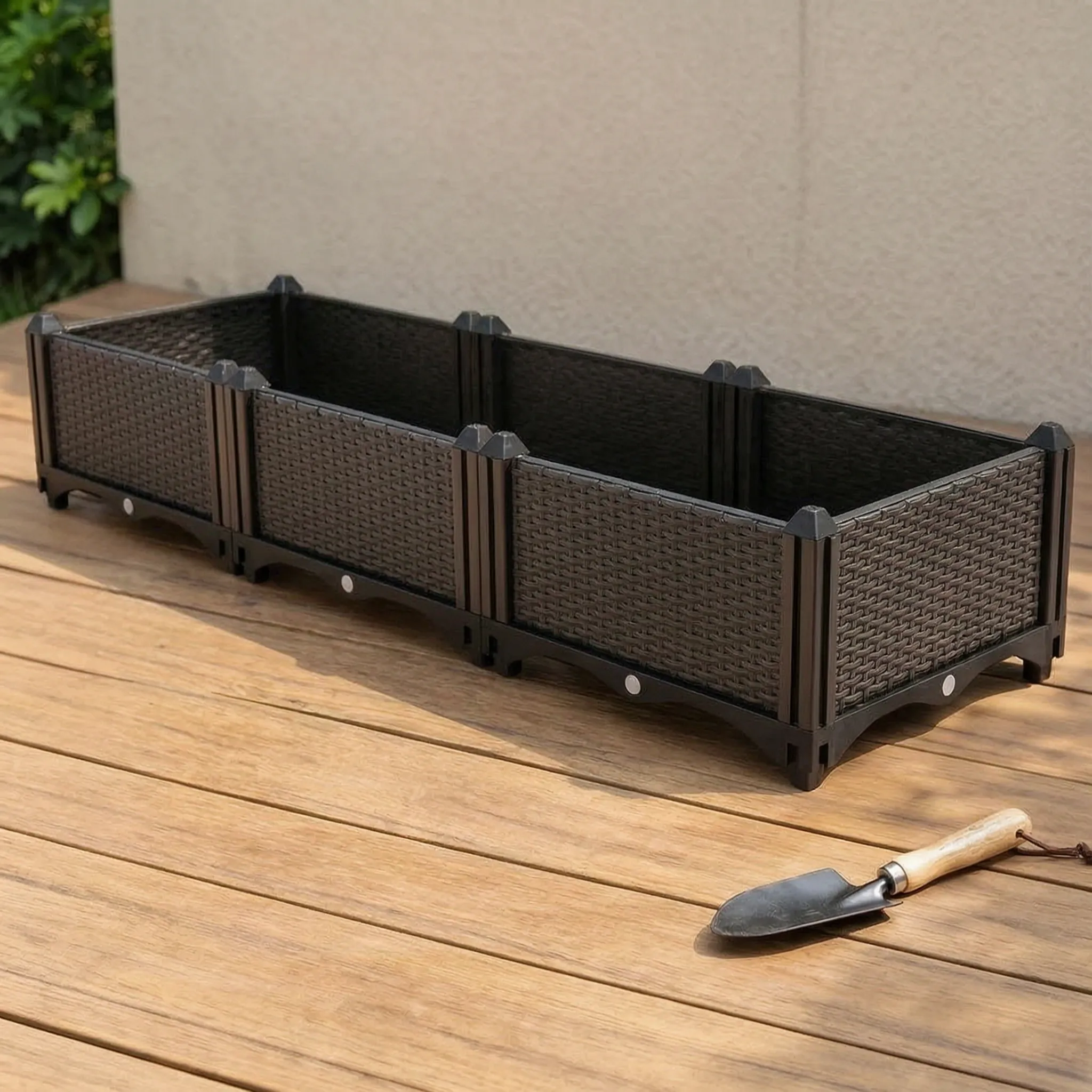 Nordspur | Modugrow Woven-Look Rectangular Planter