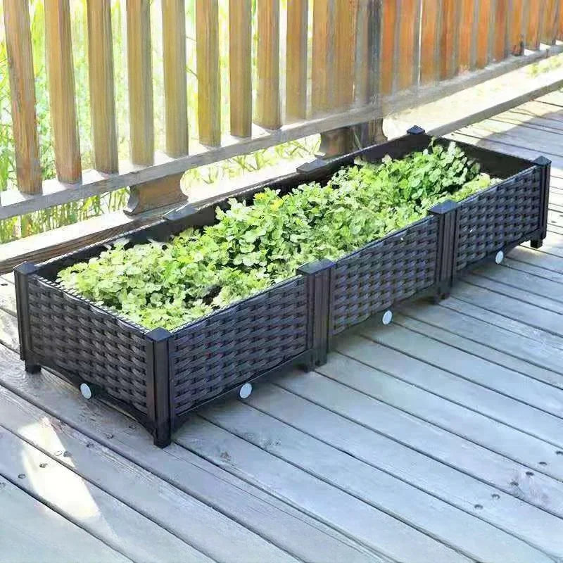 Nordspur | Modugrow Woven-Look Rectangular Planter