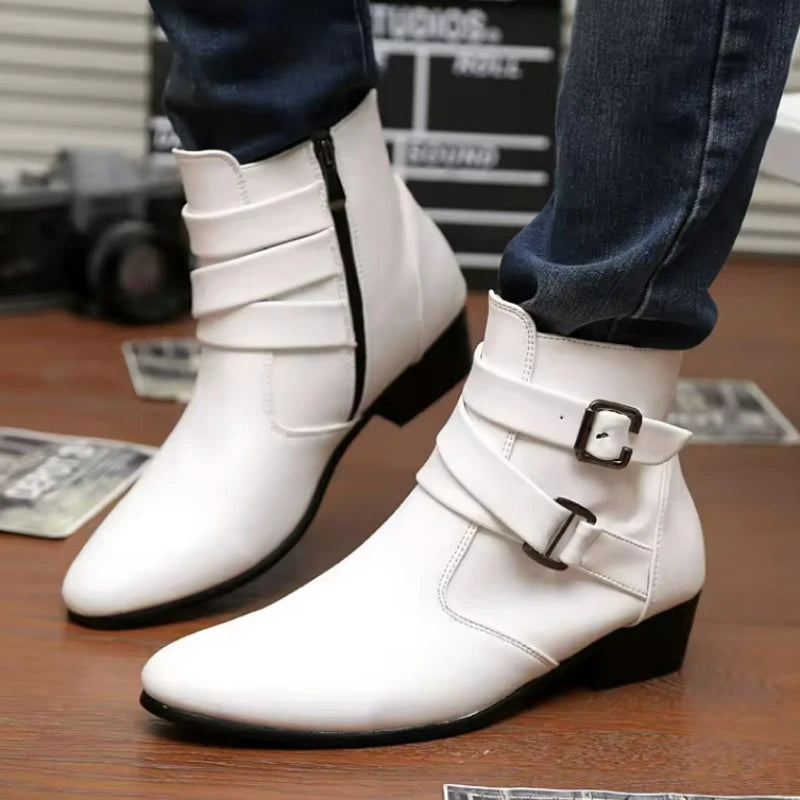 Nordspur | Morven Mens Formal Pointed Ankle Boots
